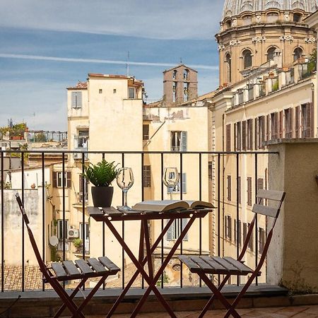 Campo De' Fiori Penthouse-Rental In Рим Экстерьер фото