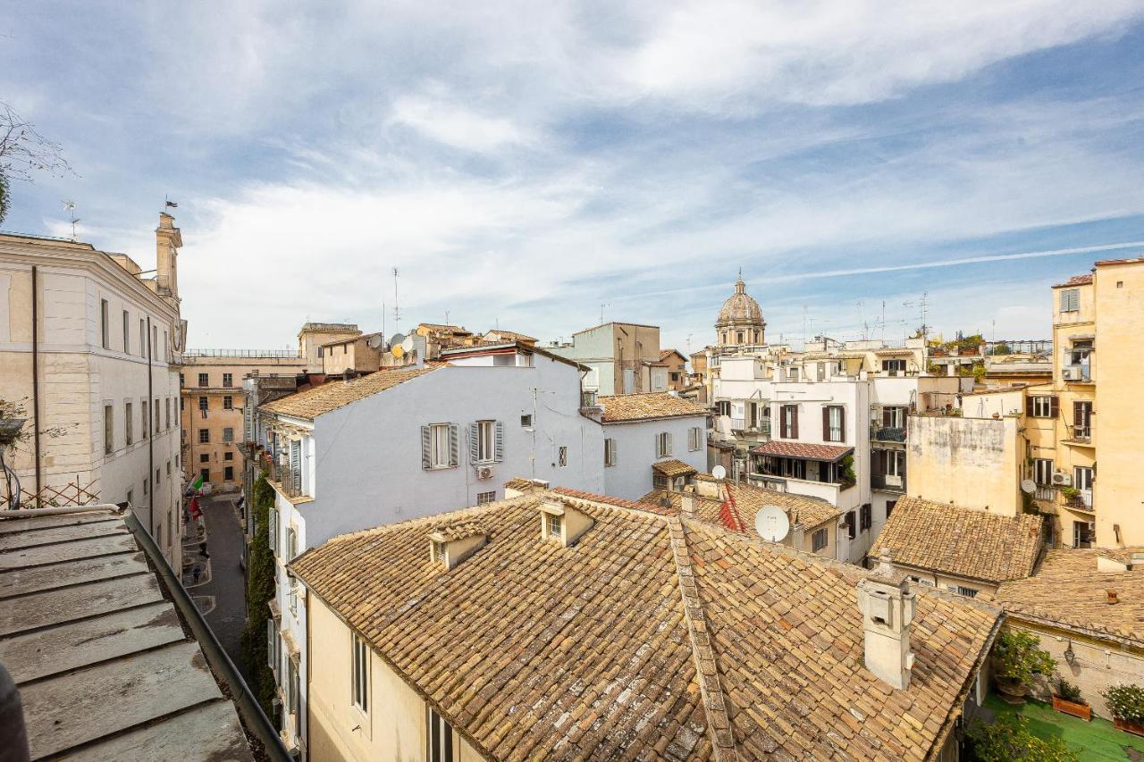 Campo De' Fiori Penthouse-Rental In Рим Экстерьер фото