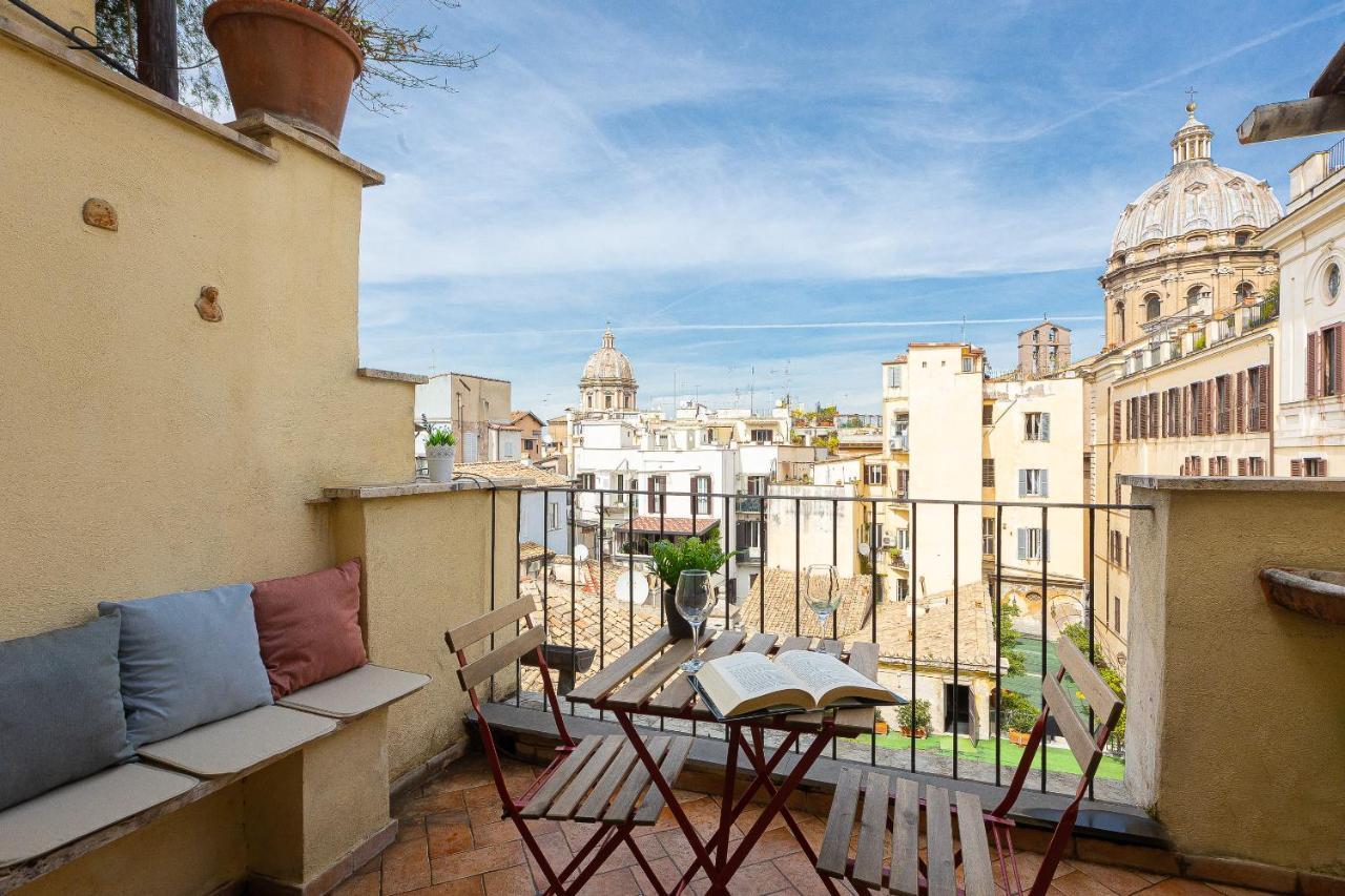 Campo De' Fiori Penthouse-Rental In Рим Экстерьер фото