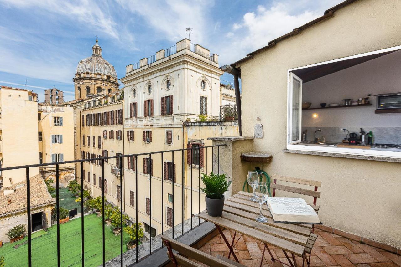 Campo De' Fiori Penthouse-Rental In Рим Экстерьер фото